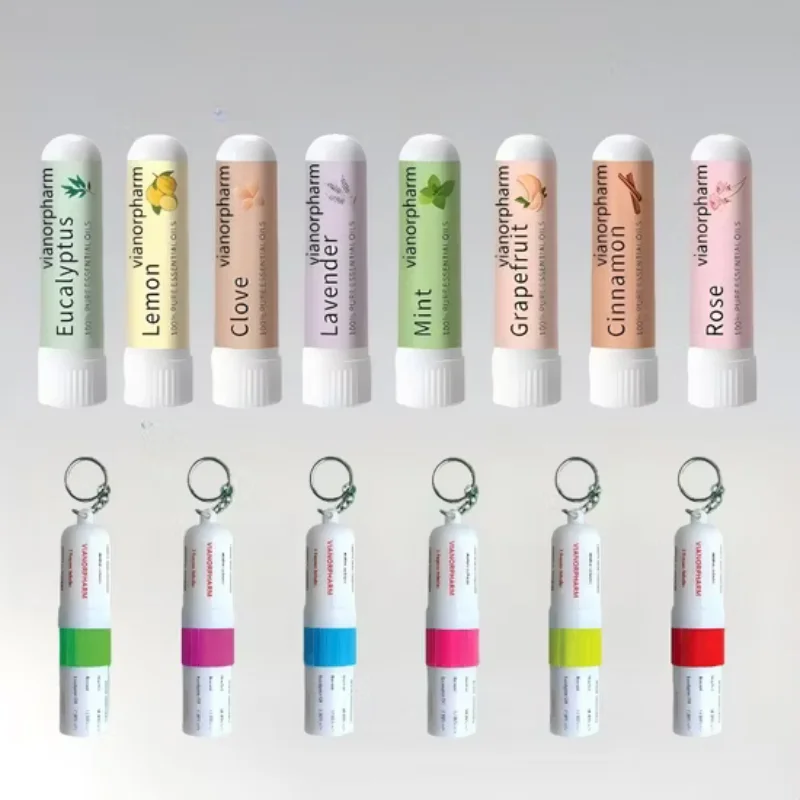 Variedad de inhaladores con distintos aromas